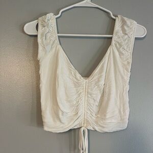 Princess Polly white crop top